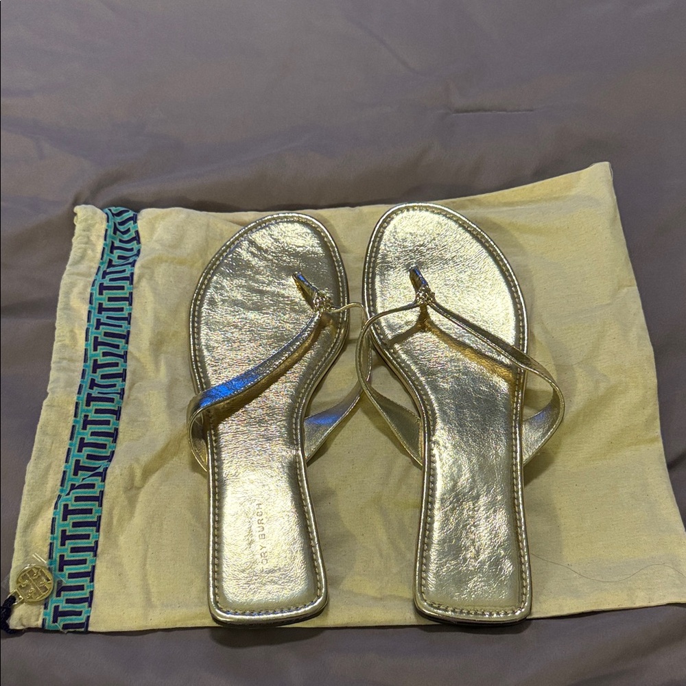 Tory Burch Women's Gold Sandals